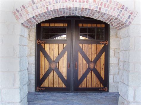 Barn Wood Style Exterior Front Doors Custom Design And
