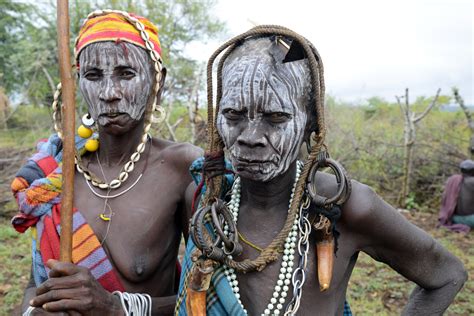 Mursi Women 2 Mursi Pictures Ethiopia In Global Geography
