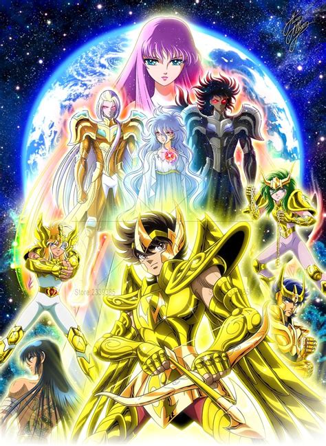 Dear customers, when you place an order, you can choose a square drill or a r ound diamond. 5D DIY Diamond Painting Saint Seiya Golden Cross Stitch ...