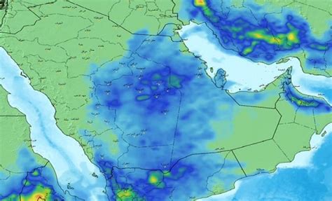 طقس السعودية أمطار رعدية من متوسطة إلى غزيرة وزخات من البَرَد على