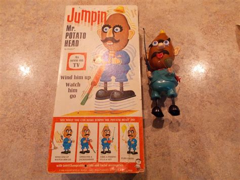 1966 Hasbro Vintage Jumpin Mr Potato Head In Original Box W