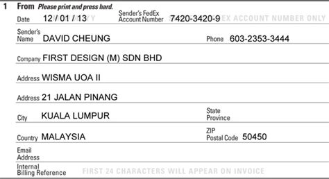 In terms of assets, loans, deposits, the number of employees and branches, no bank in the. International Air Waybill | FedEx Malaysia