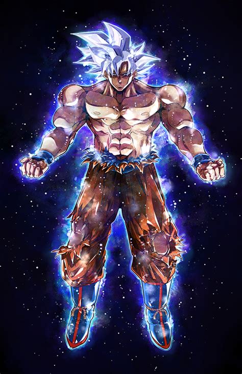 Goku Mastered Ultra Instinct Poster L3reezer