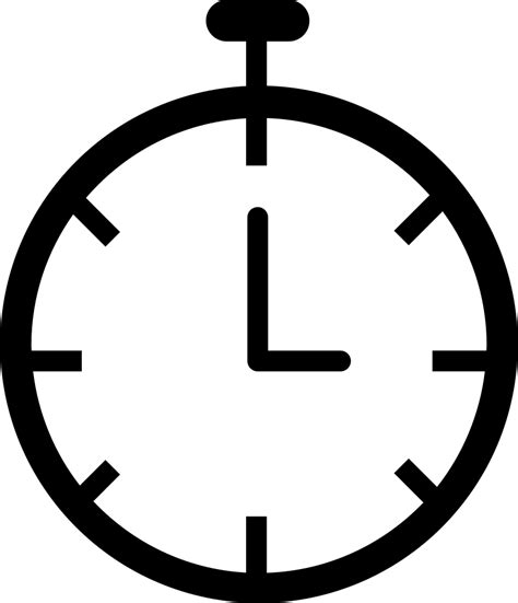 Timer Transparent Clock Clipart Freeuse Library Timer Clock