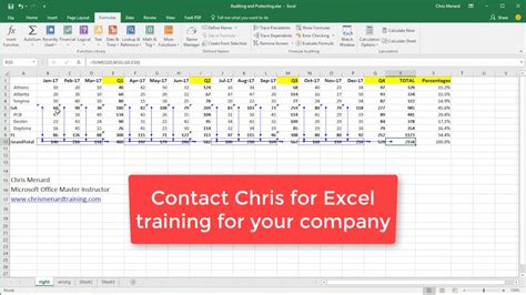 You may have noticed that excel generates links between workbooks, when you copy and paste a formula from one to the other. Formula Auditing in Excel by Chris Menard - YouTube