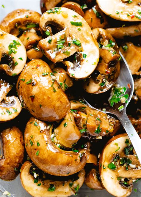 Marinated Mushroom Salad Recipe Easy Mushrooms Recipe — Eatwell101