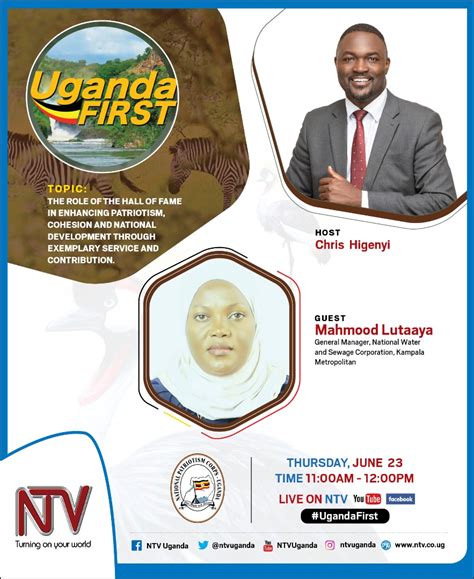 Ntv Uganda On Twitter Rt Rosemaryuganda Time For Ugandafirst We