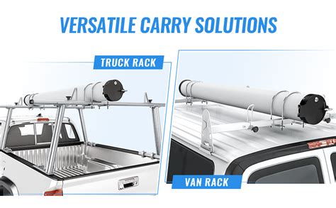 Rola Truck Bed Roof Rack 6 Conduit End Cap Carrier Rack Holder Kit 2