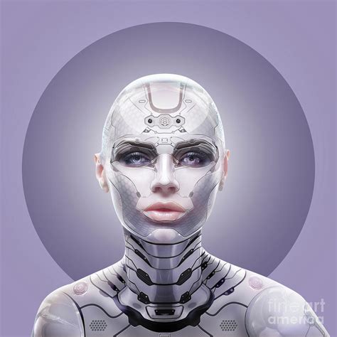 Robot Digital Art By Mark Ashkenazi Pixels