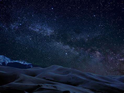 Milky Way Over Dunes Npspatrick Myers Experience The Nigh Flickr