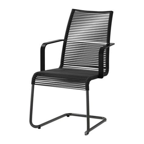 Vassholmen Chair Inoutdoor Blackwhite Ikea