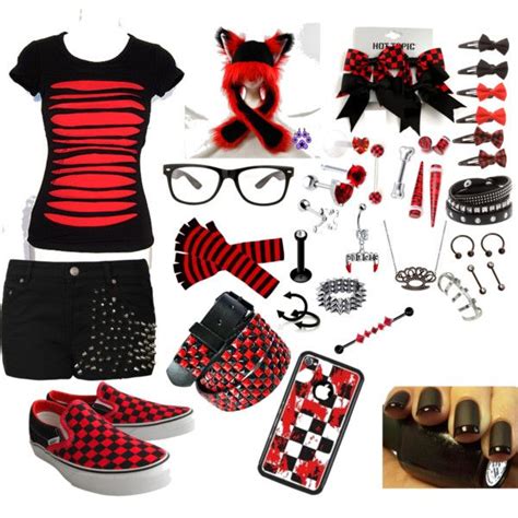 untitled 129 by wcooki3monst3rw on polyvore cute emo outfits outfits for teens