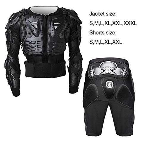 Bc Mens Womens Black Motorcycle Clothing Shatter Resistant Including