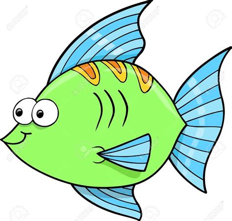 12413893 Cute Goofy Fish Ocean Vector Illustration Stock