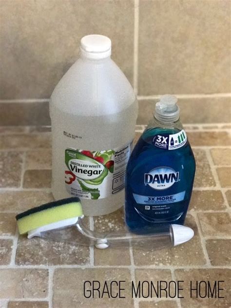 Dawn And Vinegar Shower Cleaner Grace Monroe Home