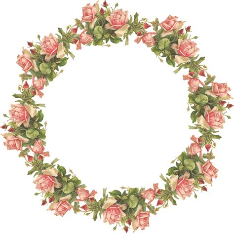 Round Flower Frame Transparent Png All Png All