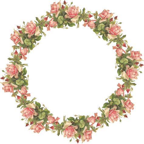 Pink Circle Marco De Flores Transparente Png Png Mart