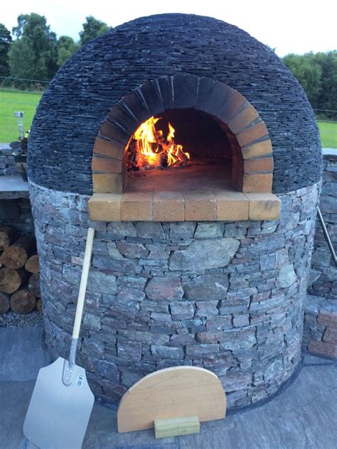 Pizza Oven With Slate Roof Achilty Stone Highlands Of Scotland