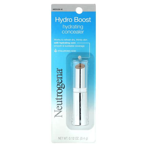 Neutrogena Hydro Boost Hydrating Concealer Medium 40 012 Oz 34 G