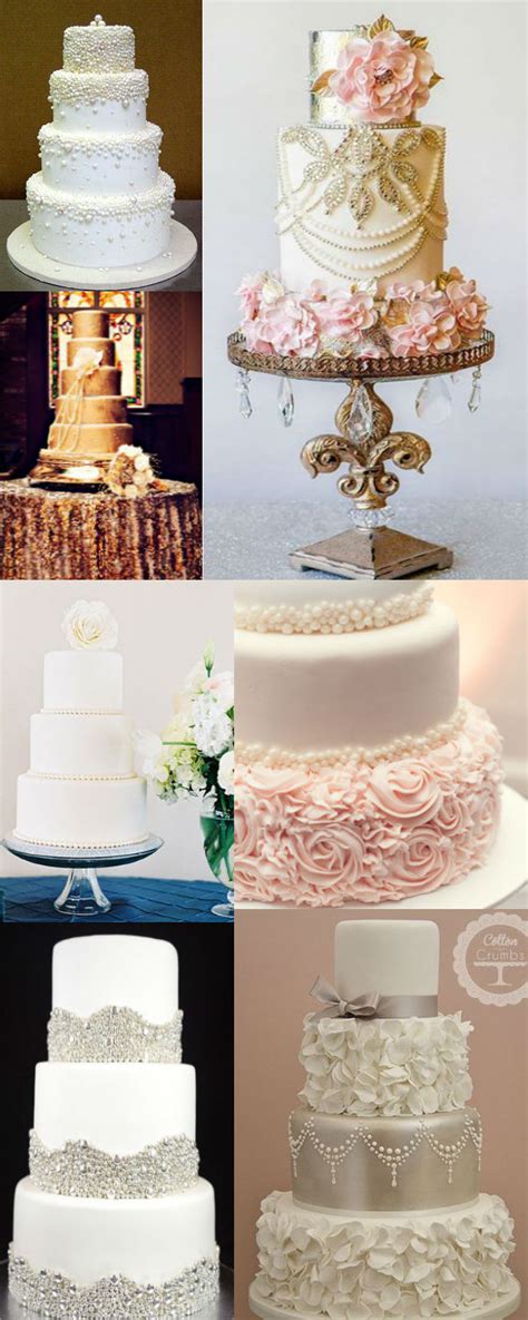 25 Fabulous Wedding Cake Ideas With Pearls Blog