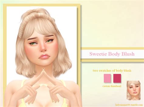 The Sims Resource Sweetie Body Blush