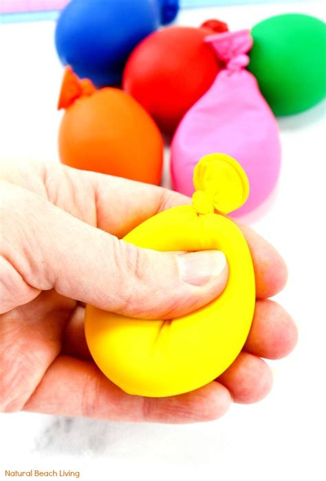 Two crossed lines that form an 'x'. DIY Stress Balls - How to Make Putty Stress Balls ...