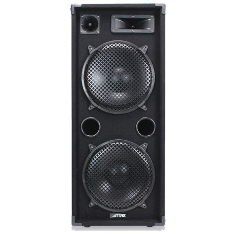 Max Sp212 Dj Disco Party Pa Bass Speaker Dual 12 Woofers Full Range