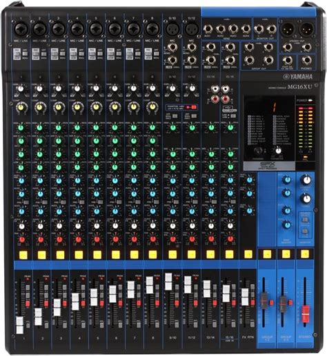 Yamaha MG-16XU Mezcladora de 16 canales con efectos y conexión USB