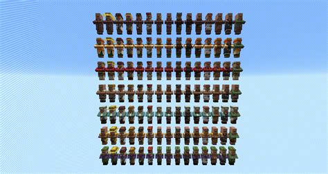 Ecvillagers Preview All The New Villagers Zombies Minecraft Data
