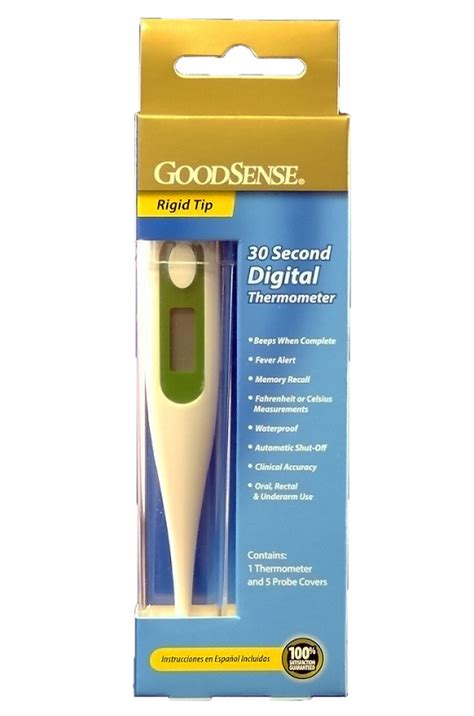 Good Sense Rigid Tip Digital Thermometer Medical Supplies Medicine