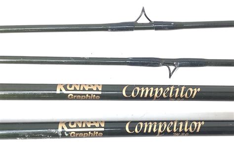 Lot 2 Kunnan Competitor Graphite Fishing Rods