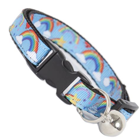 See more ideas about cat collars, cat fleas, cat dander. Over The Rainbow Cool Cat Collar | Breakaway Safety ...