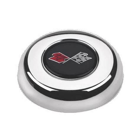 Grant Chrome Corvette Emblem Horn Button