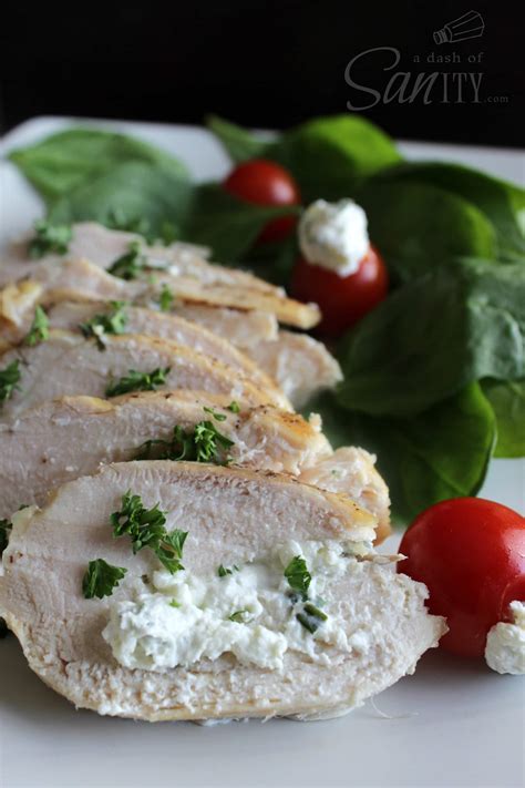 These 5 stuffed chicken breast recipes are so delicious! Chive & Garlic Chicken Two Ways: Stuffed Chicken Breast and Creamy Pasta Bake - A Dash of Sanity