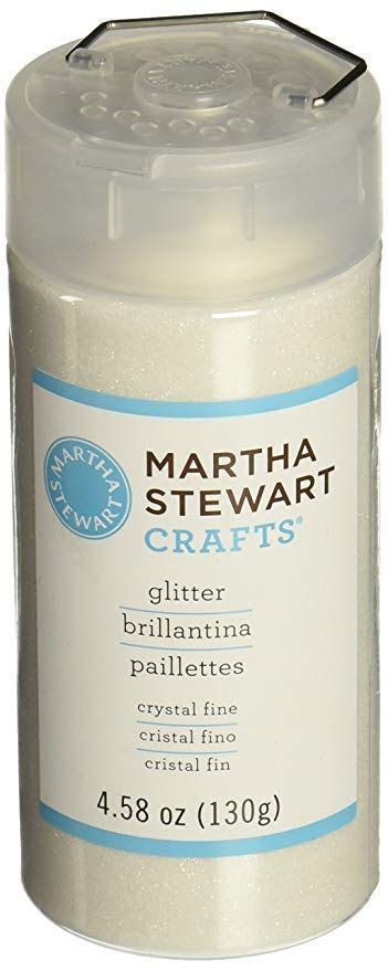Martha Stewart Crafts Fine Glitter Crystal 458 Ounces Martha