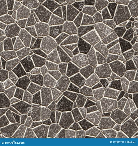 Seamless Mosaic Stone Texture Royalty Free Stock Photography