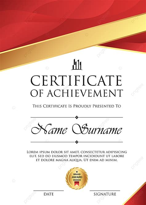 Professional Certificate Template With Premium Badge Template For Free