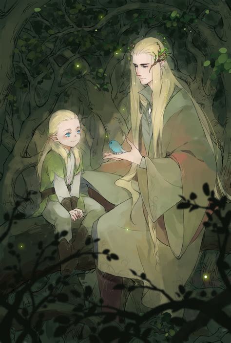 Legolas And Thranduil Tolkien S Legendarium And More Drawn By Zzzi Gn Danbooru