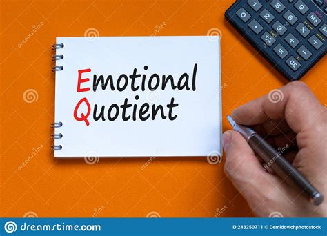 Eq Emotional Quotient Symbol Concept Words Eq Emotional Quotient On