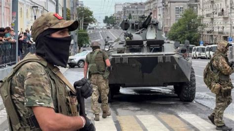 Rébellion En Russie Le Groupe Wagner Acteur Majeur En Ukraine Défie