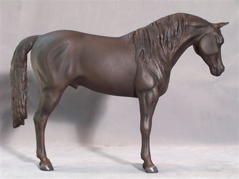 White Pine Equine Resin Model Horse Sculptures Painted Unpainted