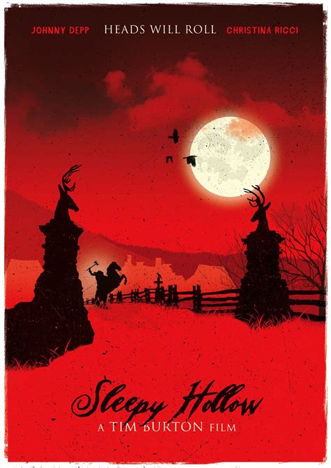 Alternative Sleepy Hollow Poster Movie Giclee Print Horror Classic Film