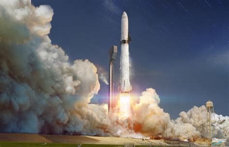 Download free images for your desktop. BFR-Launch-02(c) - TESLARATI