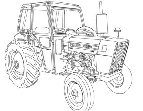 Mewarna08 Kleurplaat Trekker Peuter