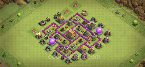 Best Anti 3 Stars Base Th6 With Link Anti Everything Town Hall Level