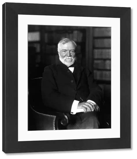 Framed Print Of Andrew Carnegie 1835 1919 American Industrialist
