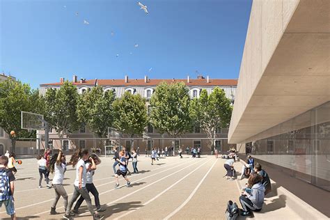 Lauréat concours collège Defferre • Leteissier Corriol  Agence d