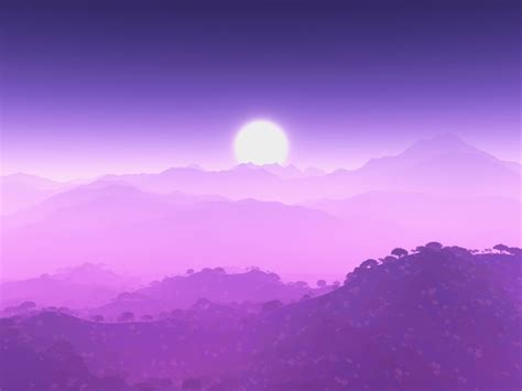 Free Photo Purple Mountain Landscape
