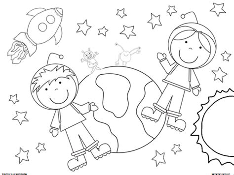 Free printable planet coloring pages for kids. Coloring Pages For Elementary School Students at ...