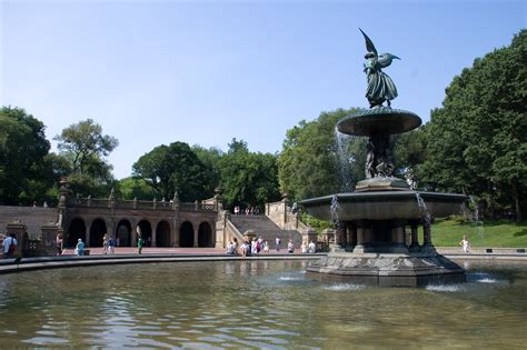 The sculpture that tops it, angel of the waters, was designed by emma stebbins in 1873 and is one of the most. Bethesda Terrace - Central Park
